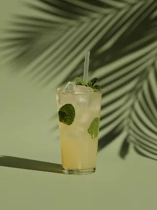 Limonada con menta